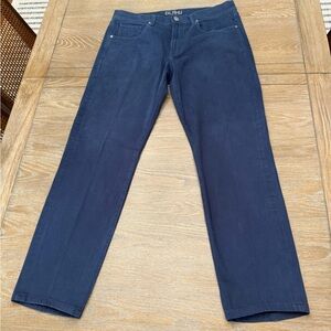 DL1961 Vince Men’s Casual Straight Pants Size 33 Navy Blue XTwill 360° Comfort